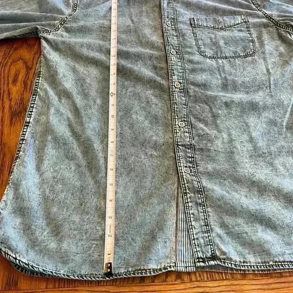 32 BAR BLUES Men’s size M denim dyed and twilled indigo, mixed with light blue - Picture 4 of 7